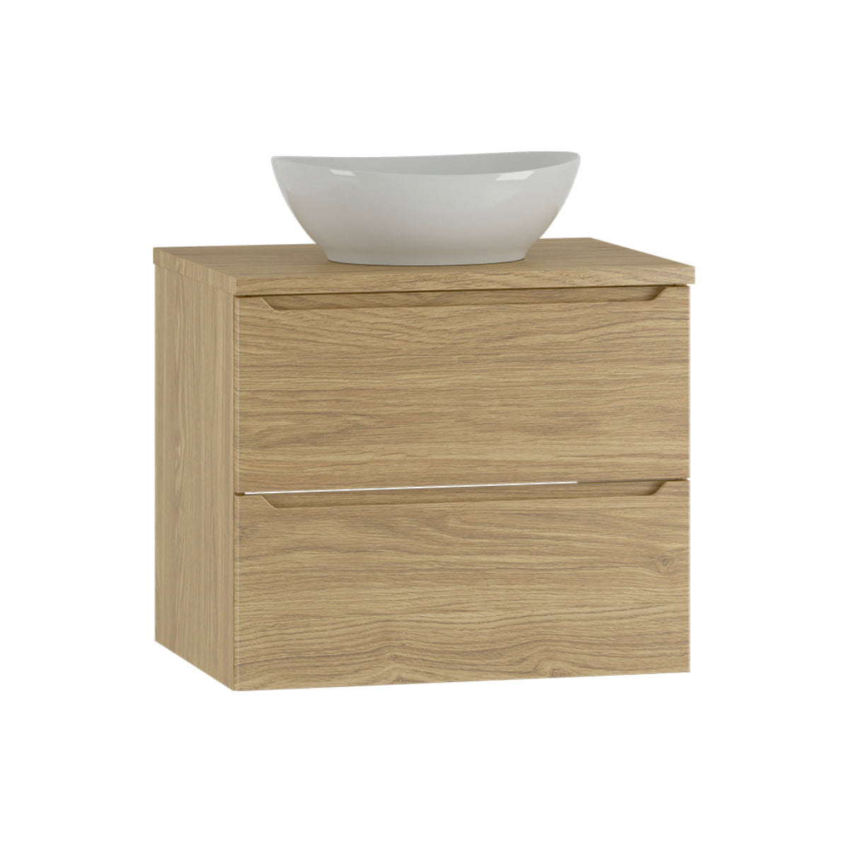 Meuble simple vasque 60cm Viggo Bois