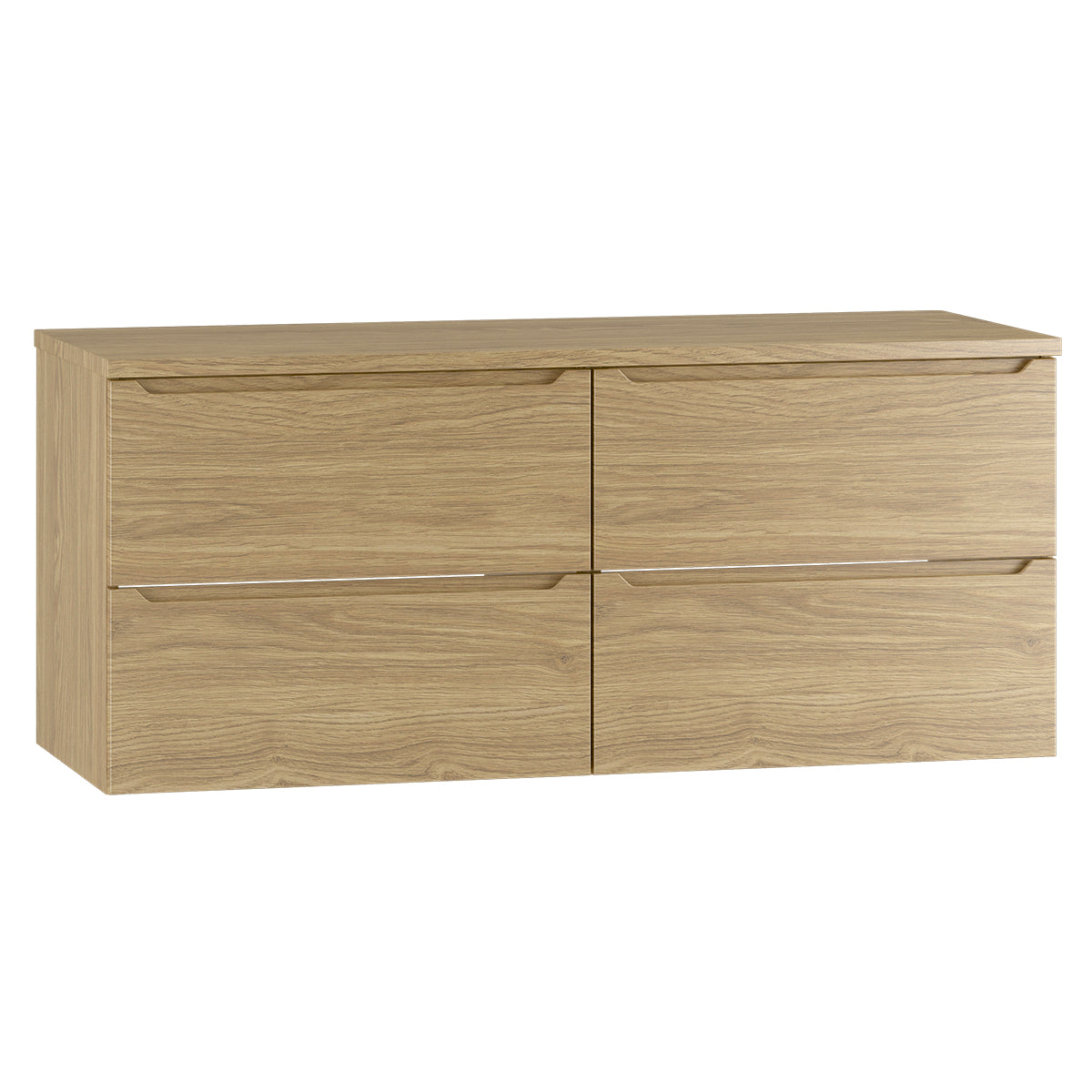 Meuble sous-vasque 120cm plan de toilette Viggo Bois