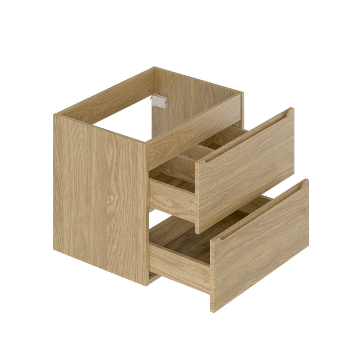 Meuble simple vasque encastrée 60cm Viggo Bois - vue 3