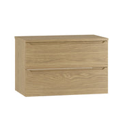 Meuble sous-vasque 80cm plan de toilette Viggo Bois