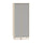 Armoire 2 portes Alycia Beige et Gris