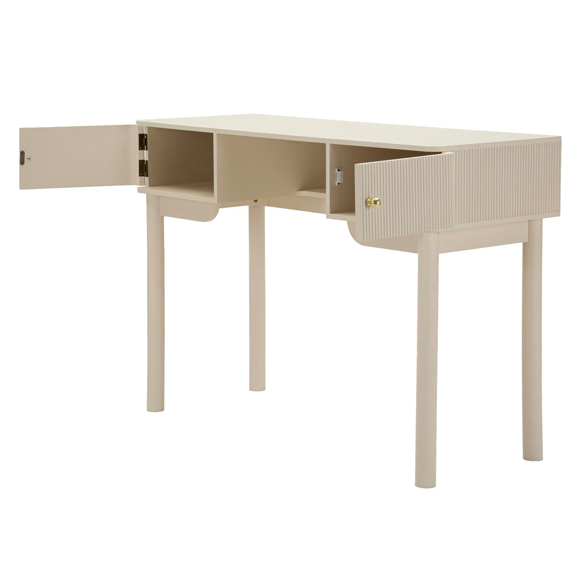 Console 2 portes Aristide Blanc - vue 4
