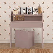 Bureau 1 tiroir avec chaise Bellamy Book Nook Rose