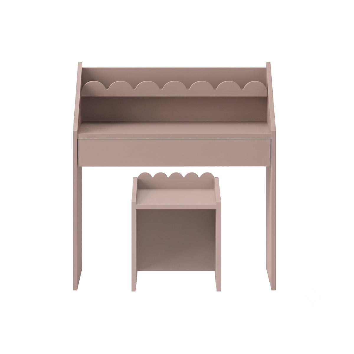 Bureau 1 tiroir avec chaise Bellamy Book Nook Rose