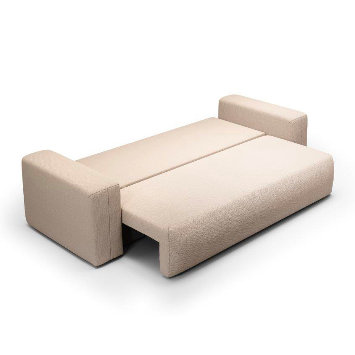 Canapé convertible 3 places coffre Bliss Beige