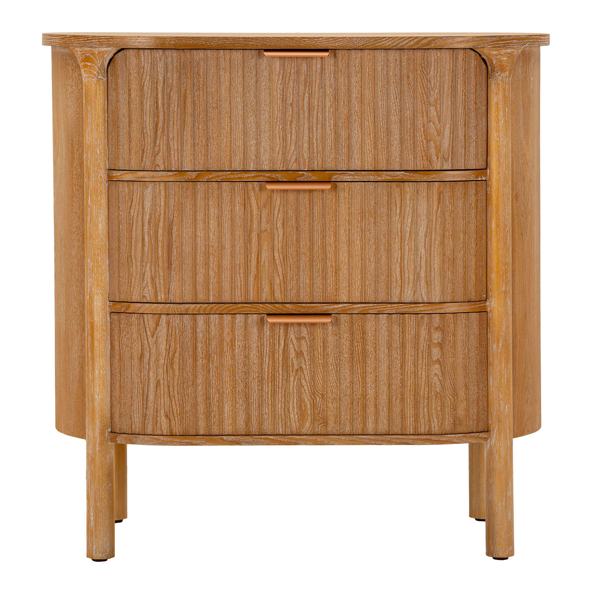 Commode 3 tiroirs Ernesto Bois de sapin - vue 3