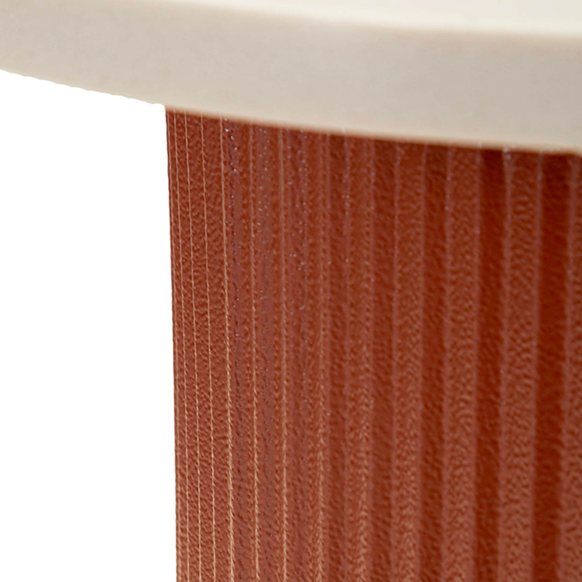 Bout de canapé 35 cm effet marbre Frieda Terracota et Blanc - vue 5