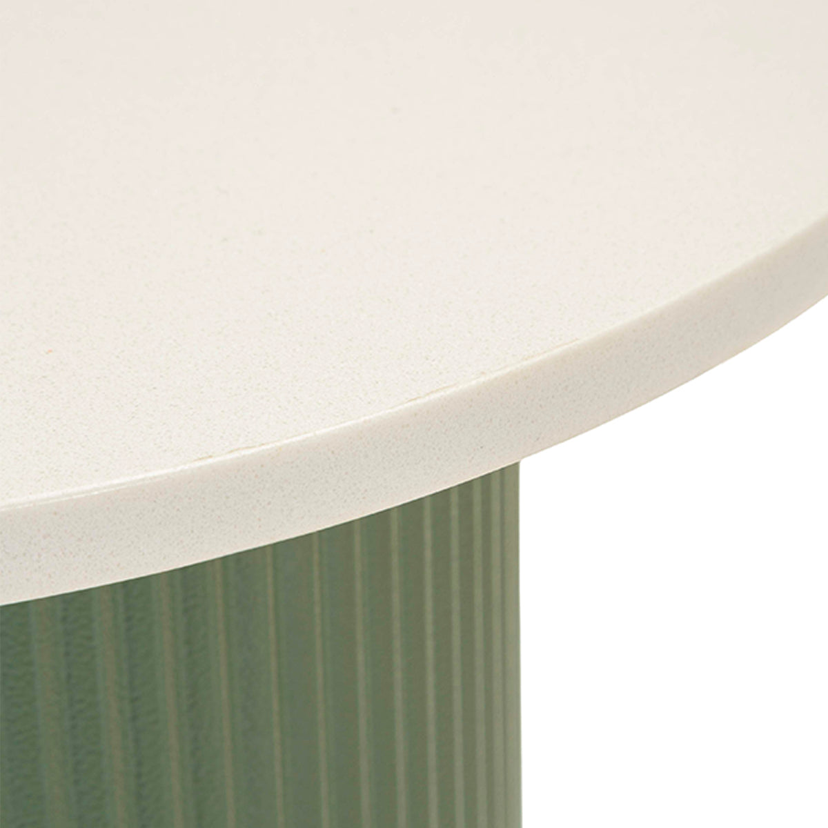 Bout de canapé 40 cm effet marbre Frieda Vert et Blanc - vue 4