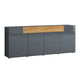 Buffet 4 portes 1 tiroir Jules Gris et Bois