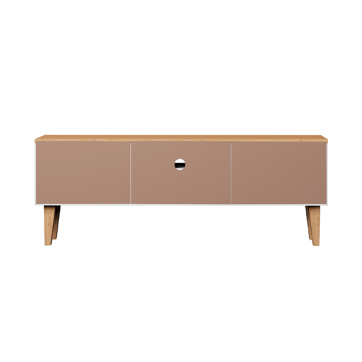 Meuble TV 120 cm Denver - Blanc
