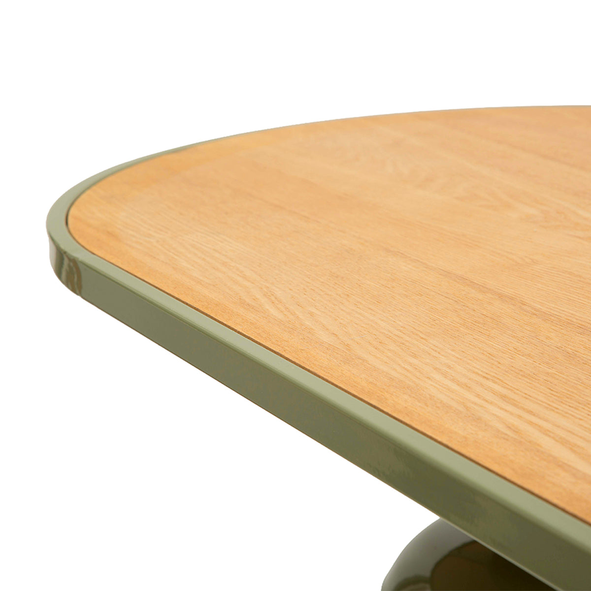 Console en métal Noléa Verte et Bois - vue 6