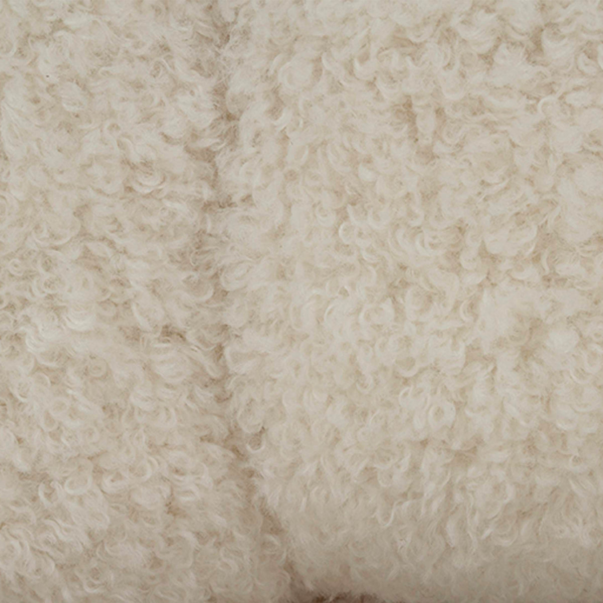 Fauteuil Ophélie tissu bouclette Blanc - vue 9