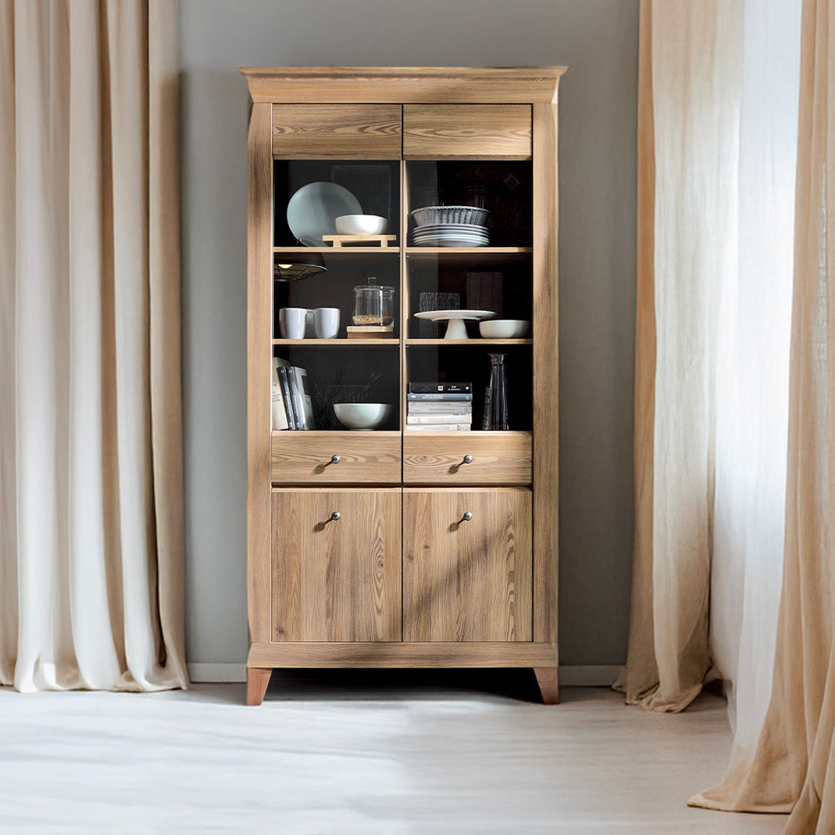 Vaisselier 4 portes Raya Bois