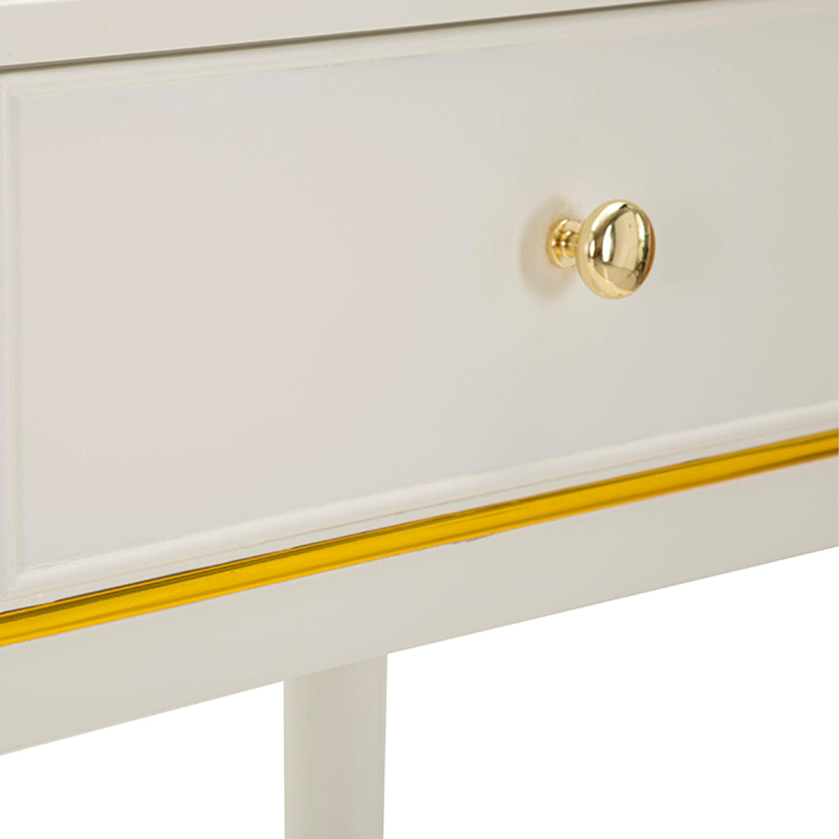 Console 2 tiroirs Suzanne Blanc - vue 7