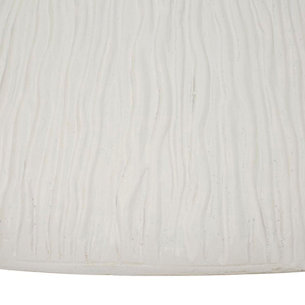 Bout de canapé 40 cm effet pierre Terraza Crème - vue 6