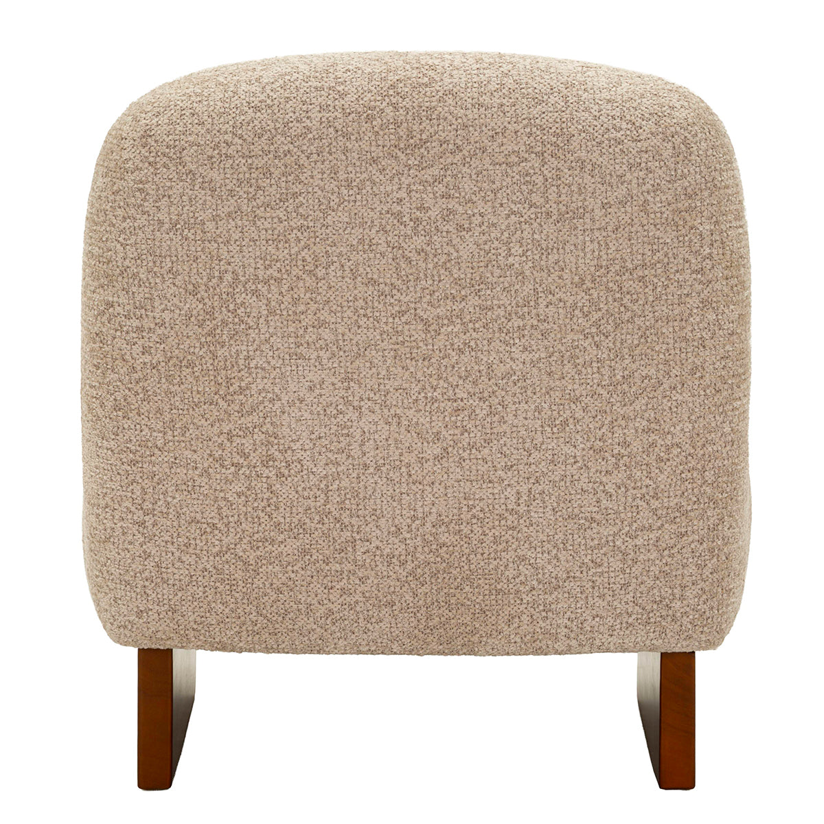 Fauteuil Yumé tissu bouclette Taupe - vue 6