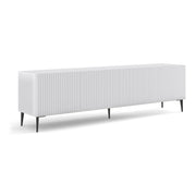 Meuble TV 4 portes 200 cm Philaé Blanc