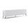 Meuble TV 4 portes 200 cm Philaé Blanc