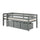 Lit mi-hauteur 90x200 sommier et tiroirs inclus Vipack Pino Gris