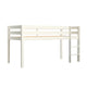 Lit Mi-Hauteur 90x200 Sommier Inclus Vipack Pino - Blanc
