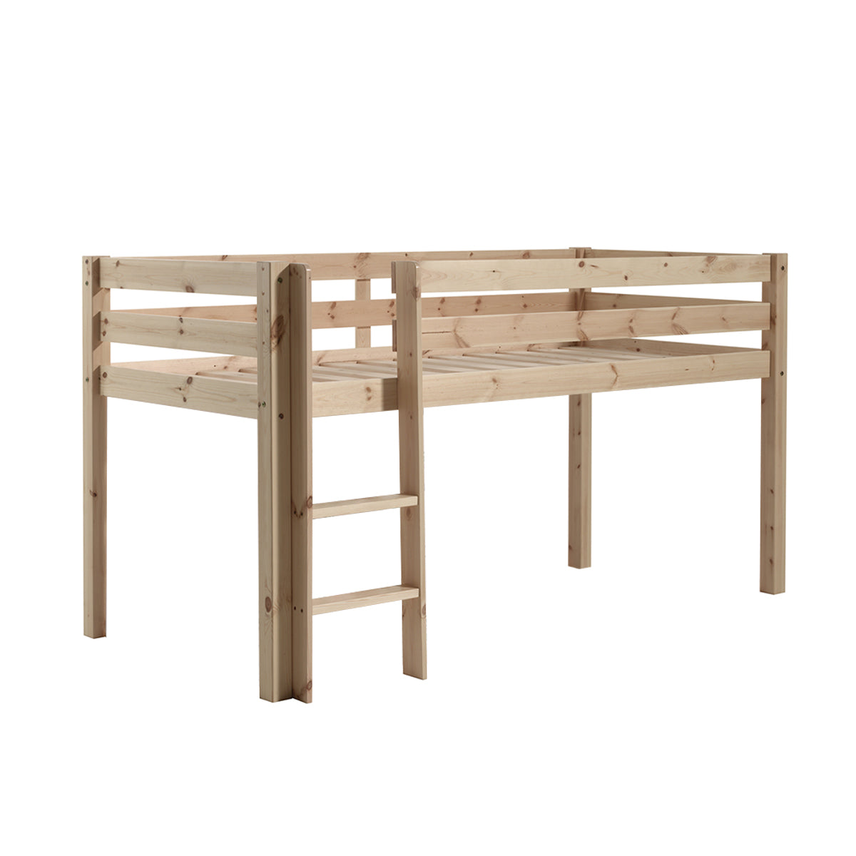 Lit Mi-Hauteur 90x200 Sommier Inclus Vipack Pino - Bois - vue 2