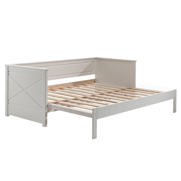 Lit capitaine 90x200 sommier inclus Vipack Scott Blanc - vue 6