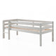 Lit mi-hauteur 90x200 sommier inclus Vipack Pino Blanc