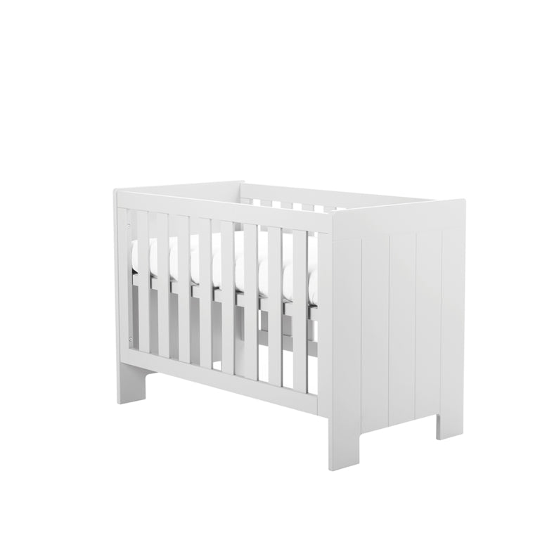 Chambre complète lit bébé - commode à langer - armoire Pinio Calmo Blanc - vue 3