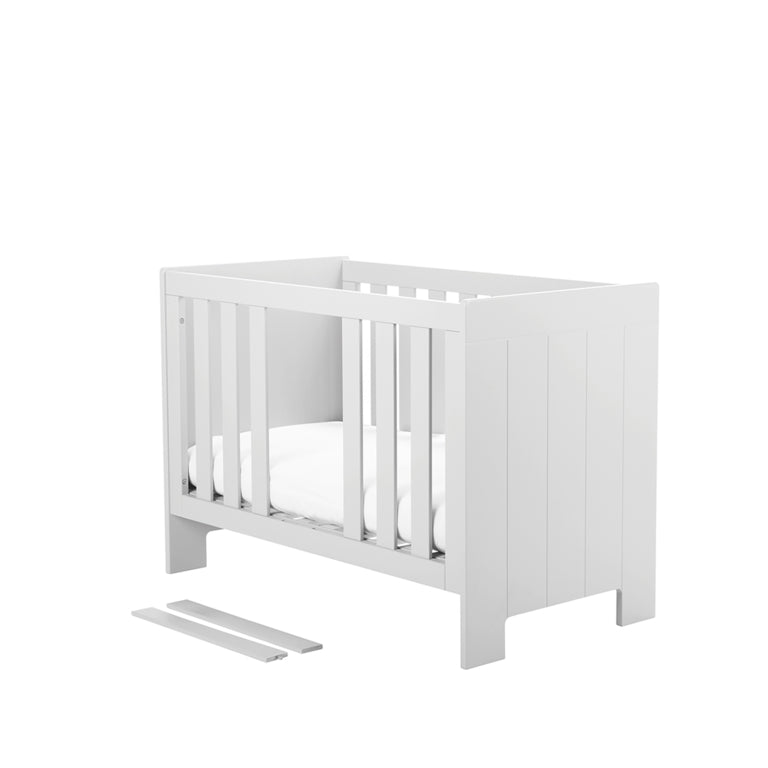 Chambre complète lit bébé - commode à langer - armoire Pinio Calmo Blanc - vue 4