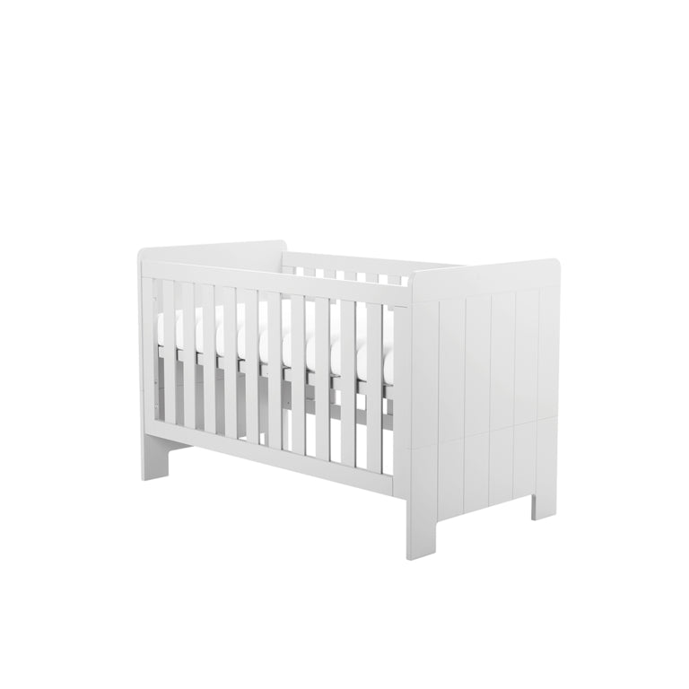 Lit bébé évolutif et Armoire Pinio Calmo Blanc - vue 3