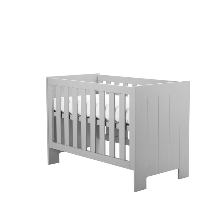Chambre complète lit bébé - commode à langer - armoire Pinio Calmo Gris - vue 2
