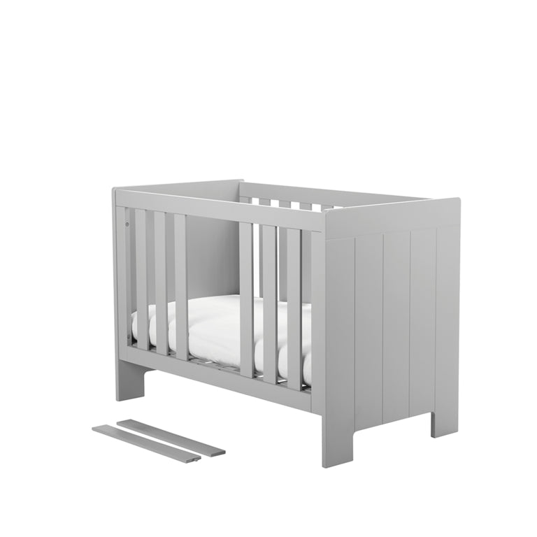 Chambre complète lit bébé - commode à langer - armoire Pinio Calmo Gris - vue 3