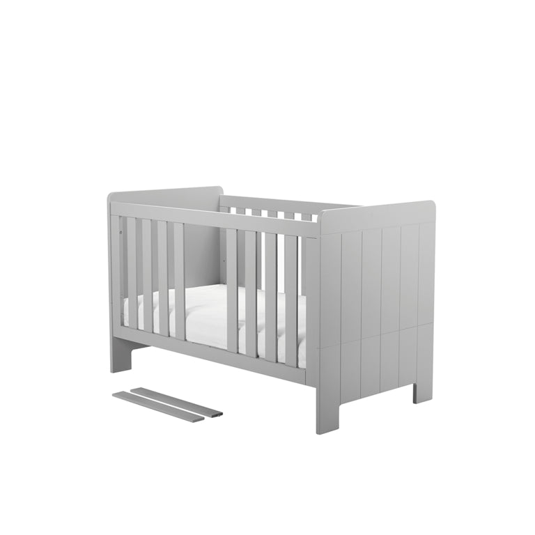 Lit bébé évolutif et Armoire Pinio Calmo Gris - vue 4
