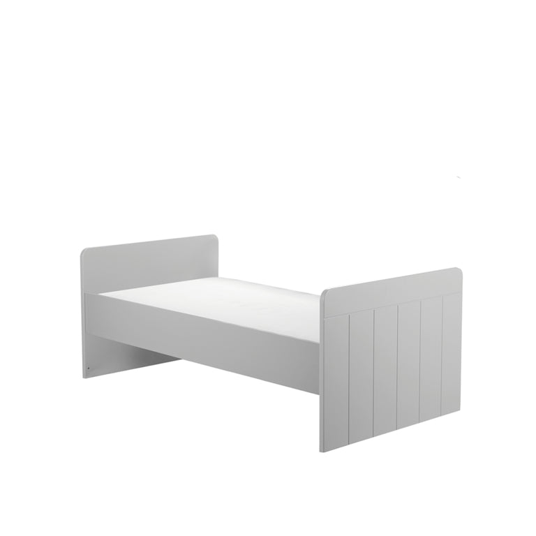 Chambre complète lit bébé évolutif - commode à langer - armoire Pinio Calmo Gris - vue 4