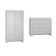 Commode 3 tiroirs et Armoire Pinio Calmo Gris