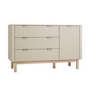 Commode 3 tiroirs 1 porte Pinio Miloo Champagne