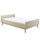 Lit 120x200 sommier inclus Pinio Miloo Champagne