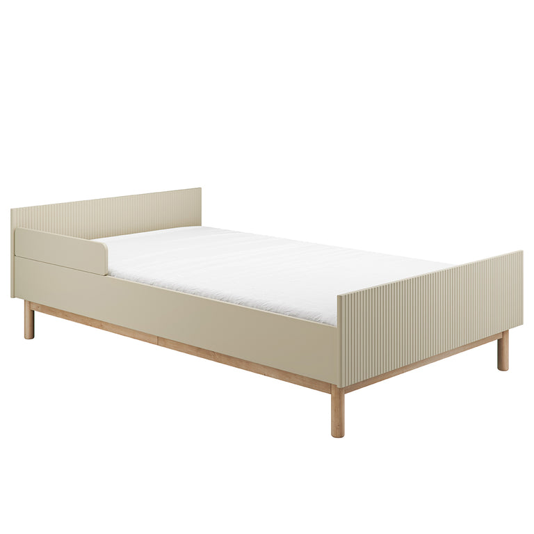 Lit 120x200 sommier inclus Pinio Miloo Champagne - vue 2