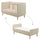 Lit évolutif 70x140 Pinio Miloo Champagne
