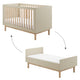 Lit évolutif 70x140 Pinio Miloo Champagne