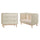 Lit évolutif 60x120 et commode 3 tiroirs Pinio Miloo Champagne