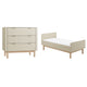 Lit évolutif 70x140 et commode 3 tiroirs Pinio Miloo Champagne