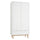 Armoire 2 portes 1 tiroir Pinio Miloo Blanc