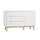 Commode 3 tiroirs 1 porte Pinio Miloo Blanc