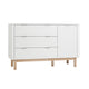 Commode 3 tiroirs 1 porte Pinio Miloo Blanc