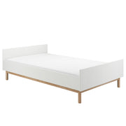 Lit 120x200 sommier inclus Pinio Miloo Blanc