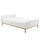 Lit 120x200 sommier inclus Pinio Miloo Blanc