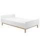 Lit 120x200 sommier inclus Pinio Miloo Blanc