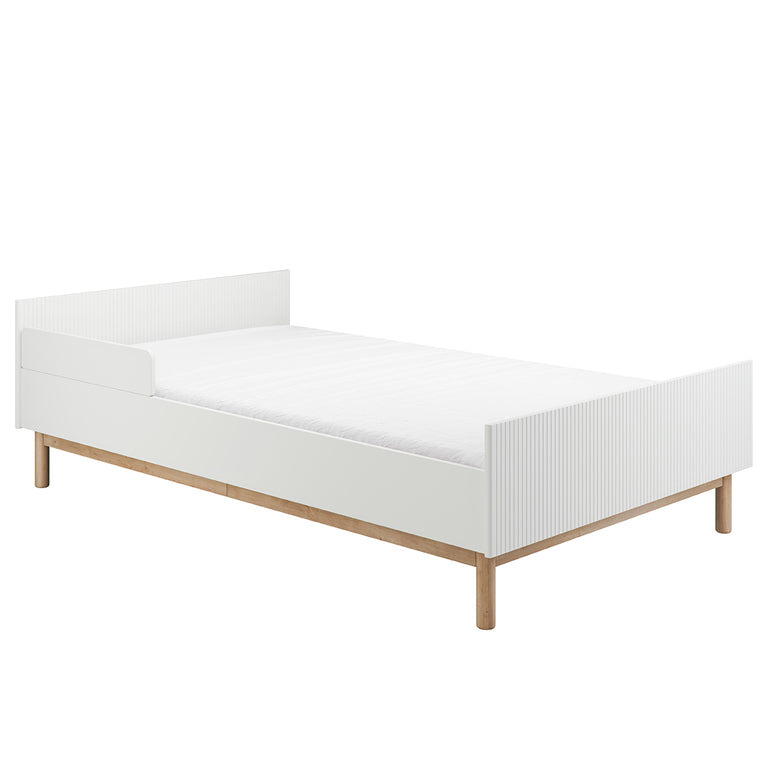 Lit 120x200 sommier inclus Pinio Miloo Blanc - vue 2