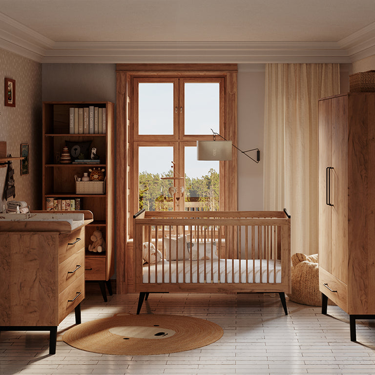 Commode 3 tiroirs Pinio Retro Bois - vue 6
